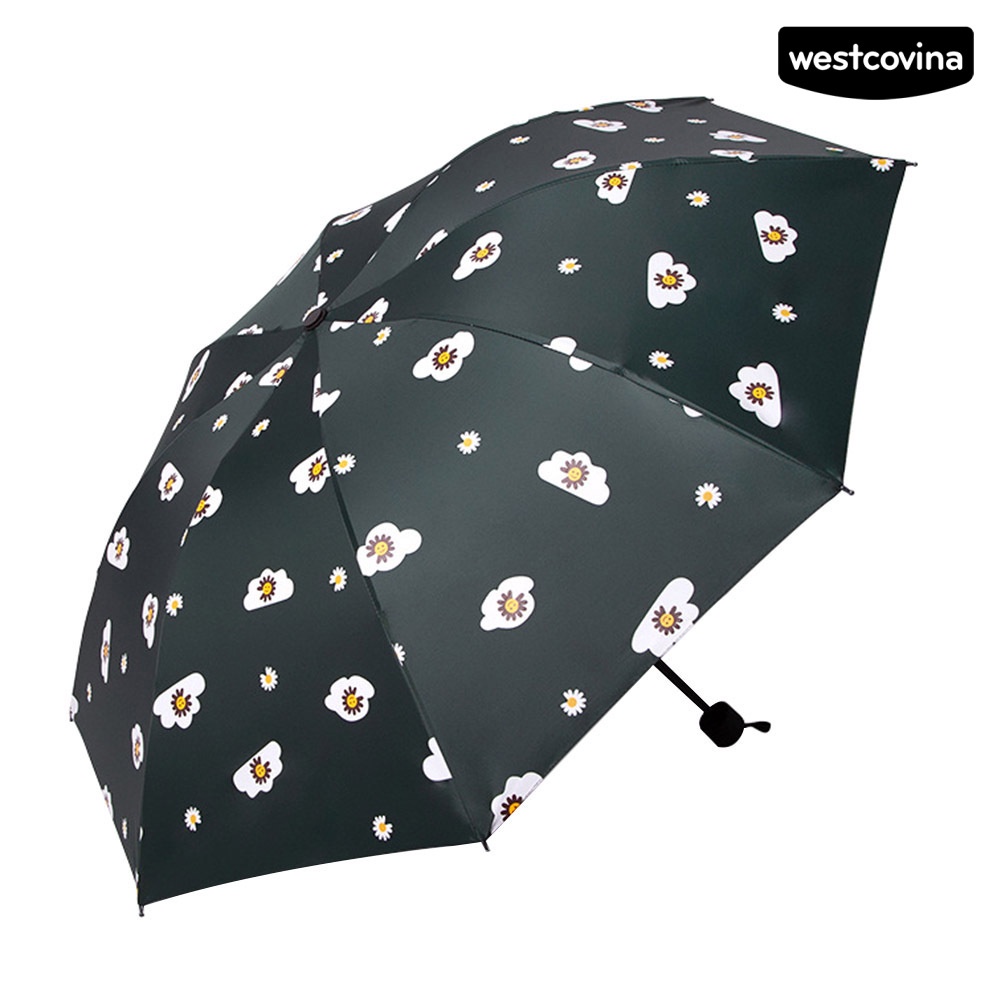 [COD]☁Dù Gấp Chống Tia UV Chống Thấm Nước Họa Tiết Cà Rốt Dễ Thương