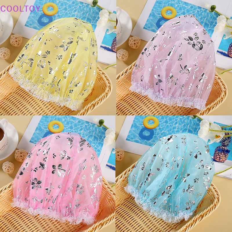 Cooltoy Mũ Tắm Dày Dặn Chống Thấm Nước Và Dầu Dành Cho Nữ