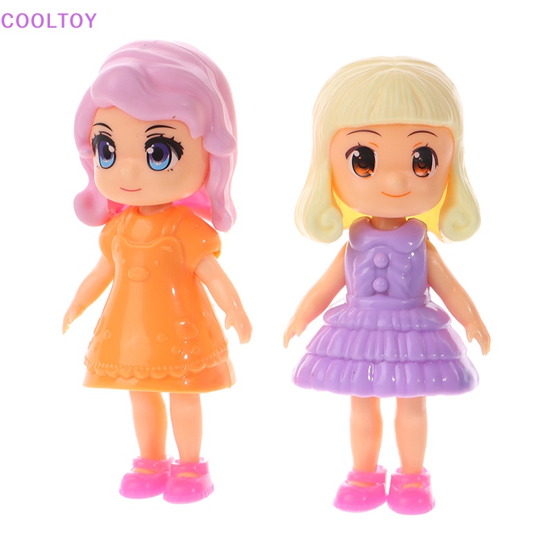 Cooltoy 1 Búp Bê Hoạt Hình Mặc Quần Áo Có Tóc Có Thể Tháo Rời 9.5 / 10cm