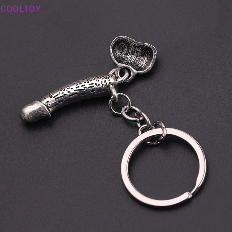 Cooltoy Móc Khóa Xe Hơi / Túi Xách Hình Bộ Xương Màu Bạc Gợi Cảm Thời Trang Cho Nam