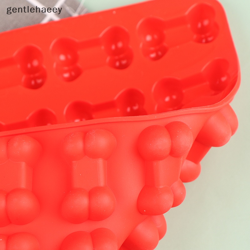 1 Khuôn Silicone Làm Bánh 18 Lỗ Hình Cục Xương Dễ Thương