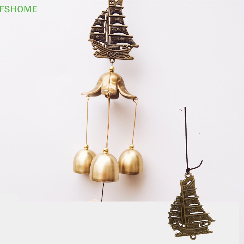 1 Chuông Gió Kim Loại Trang Trí Phòng Khách Phong Cách Trung Hoa Mới