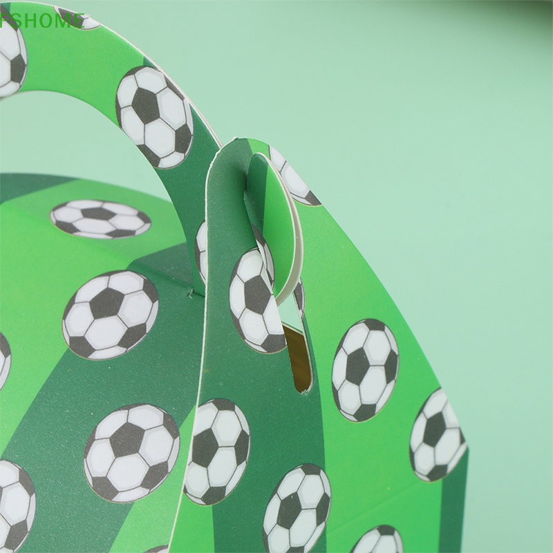 Fshome Set 25 Hộp Đựng Kẹo Mini Hình Quả Bóng Đá Cho Bé Mới