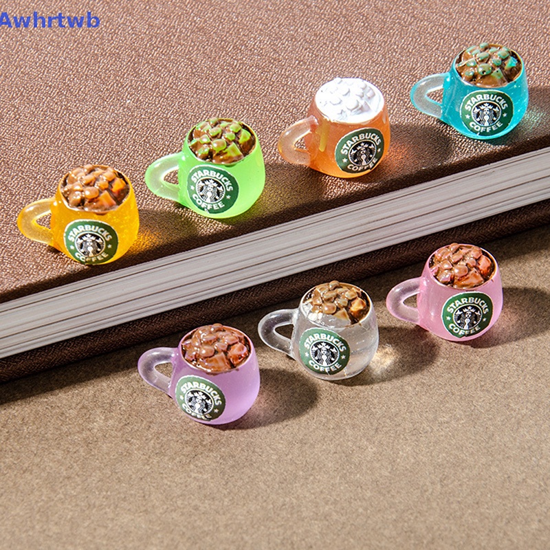 Bộ 5 Cốc Uống Nước Bằng Nhựa Resin Dùng Trang Trí Sổ Tay / Điện Thoại Diy Mới