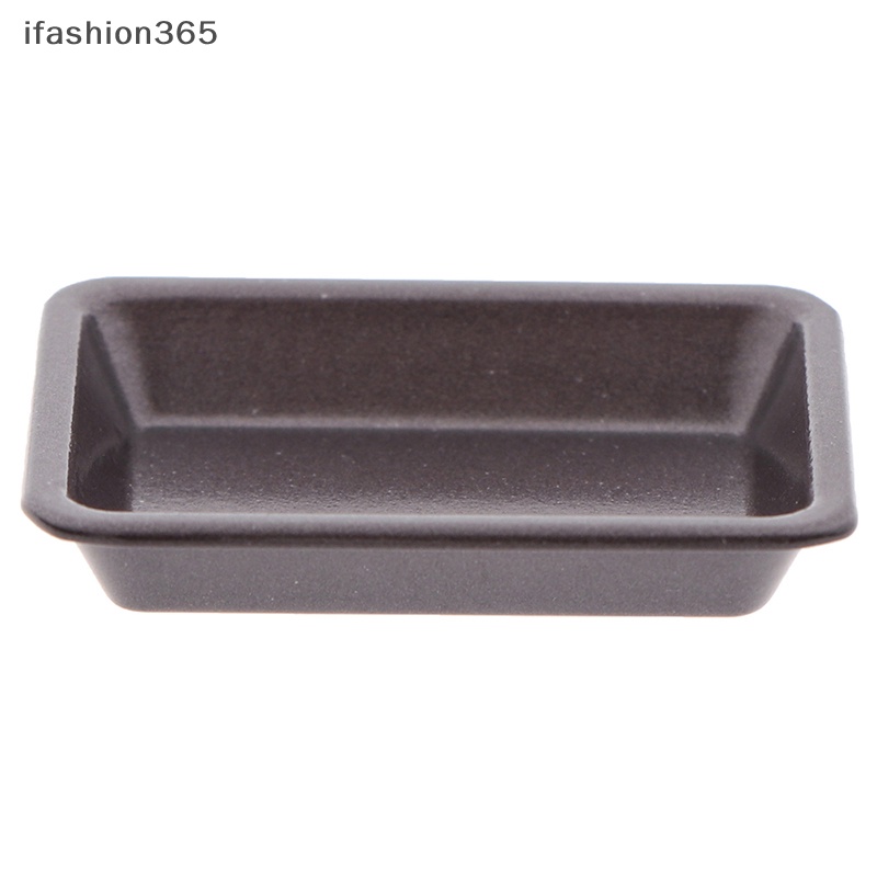 1 Khay Nướng Mini Bằng Kim Loại Dùng Cho Nhà Búp Bê 1: 12