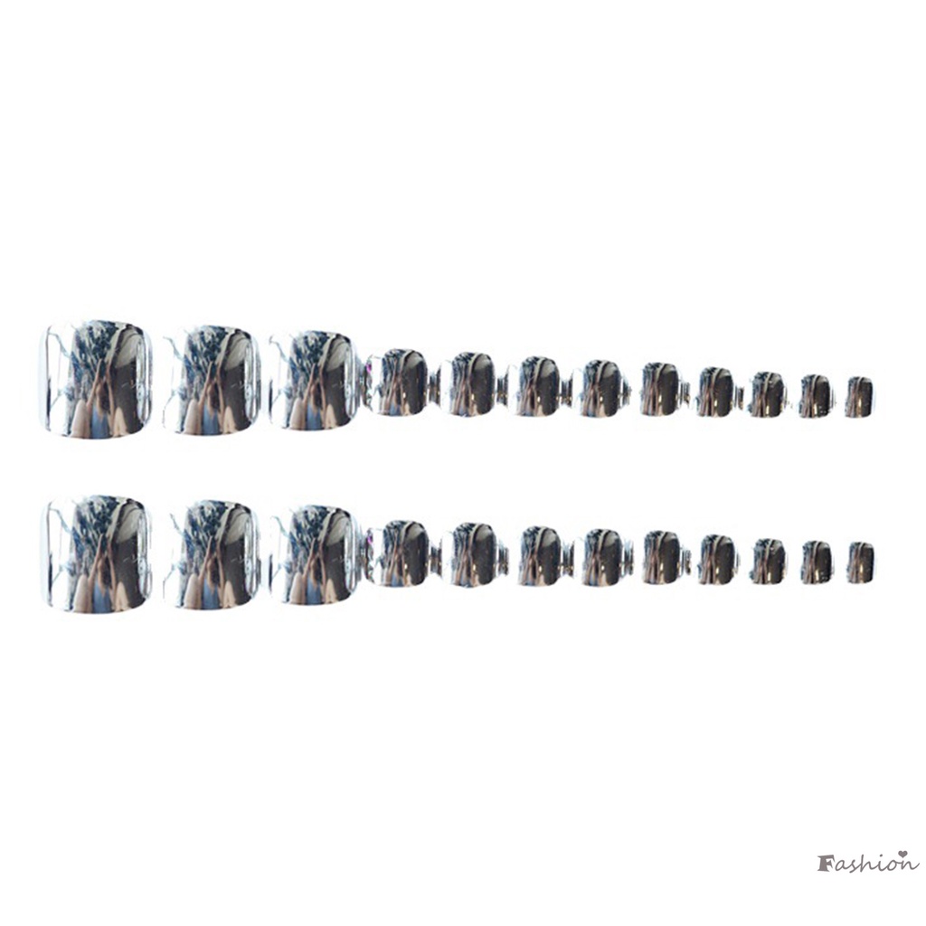 Móng Chân Giả Mượt Mà Không Gel / Tia UV Dễ Sử Dụng