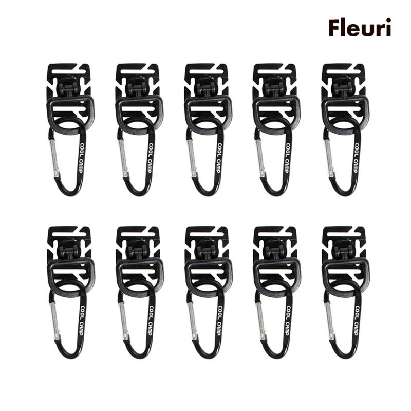 Bộ 10 Móc Kẹp Lều Cắm Trại Chống Gió Tiện Dụng