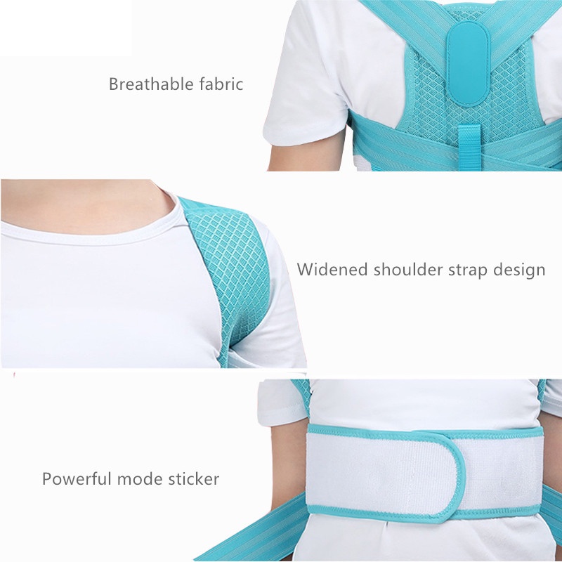 ADJUSTABLE CHILDREN POSTURE CORRECTOR KIDS BACK SUPPORT BELT ORTHOPEDIC SPINE BACK LUMBAR SHOULDER BRACES HEALTH