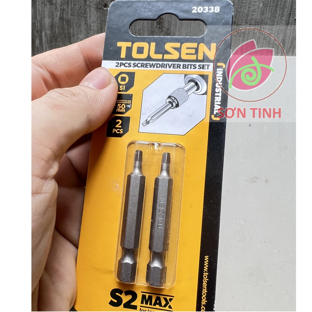 1 VÍT ĐẦU VUÔNG Mũi bắn S1 S2 S3 TOLSEN 20338 20339 20340