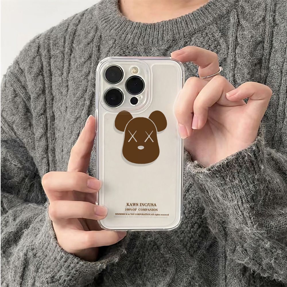 ✅Ốp Điện Thoại Dẻo Họa Tiết Gấu Violent Dễ Thương Chống Sốc Cho Iphone1214Pro 78 plus JSNR 1311