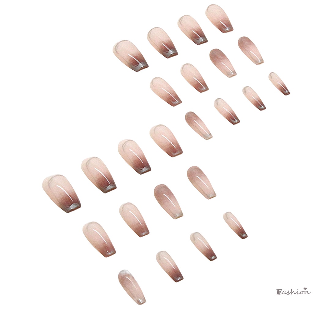 Miếng Dán Trang Trí Móng Tay Màu Gradient Thời Trang Mùa Thu Đông Ấm Áp