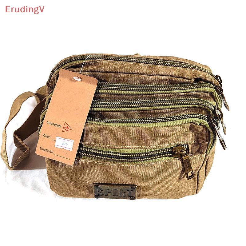 [ErudingV] Túi Đeo Hông Vải Canvas Chất Lượng Cao Đựng Điện Thoại Di Động Phong Cách Vintage Cho Nam [Mới]