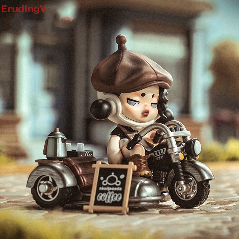 [ErudingV] 1 Đồ Chơi Xe Hơi Hộp Bí Ẩn Hình Đầu Lâu MART Skullpanda Laid Dễ Thương