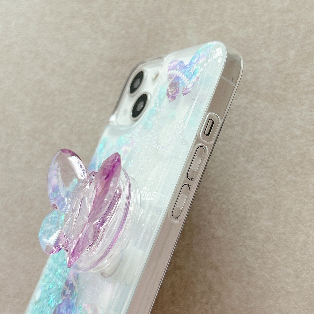 Ốp Điện Thoại TPU Mềm Chống Sốc Họa Tiết Cát Chảy Cho IPhone 14 13 12 11 Pro Max