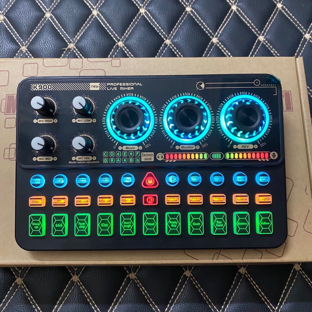 Bộ Sound Card K900 có bluetooth autotune