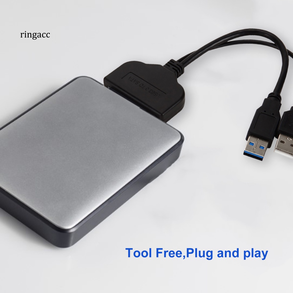 Cáp Chuyển Đổi Ổ Cứng USB Kép Tốc Độ Cao USB 3.0 Sang SATA 2.5 Inch HDD Chuyên Dụng Cho Máy Tính