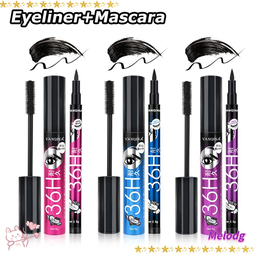 Bộ 2 Sản Phẩm Gồm Mascara Và Bút Kẻ Mắt Trang Điểm Lâu Trôi Chống Nhòe