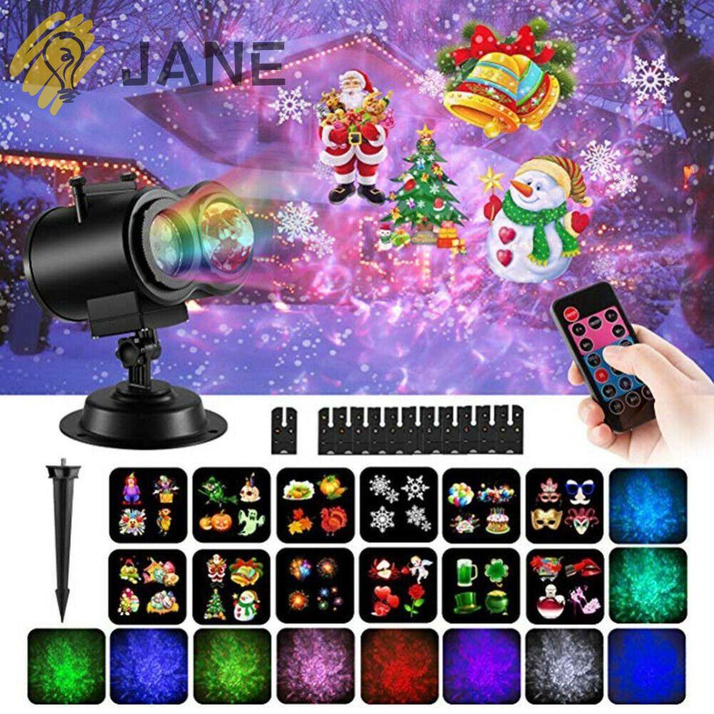 Đèn LED Chiếu Hình Thùng Đôi Chống Nước Có Điều Khiển Từ Xa Trong Nhà Và Ngoài Trời