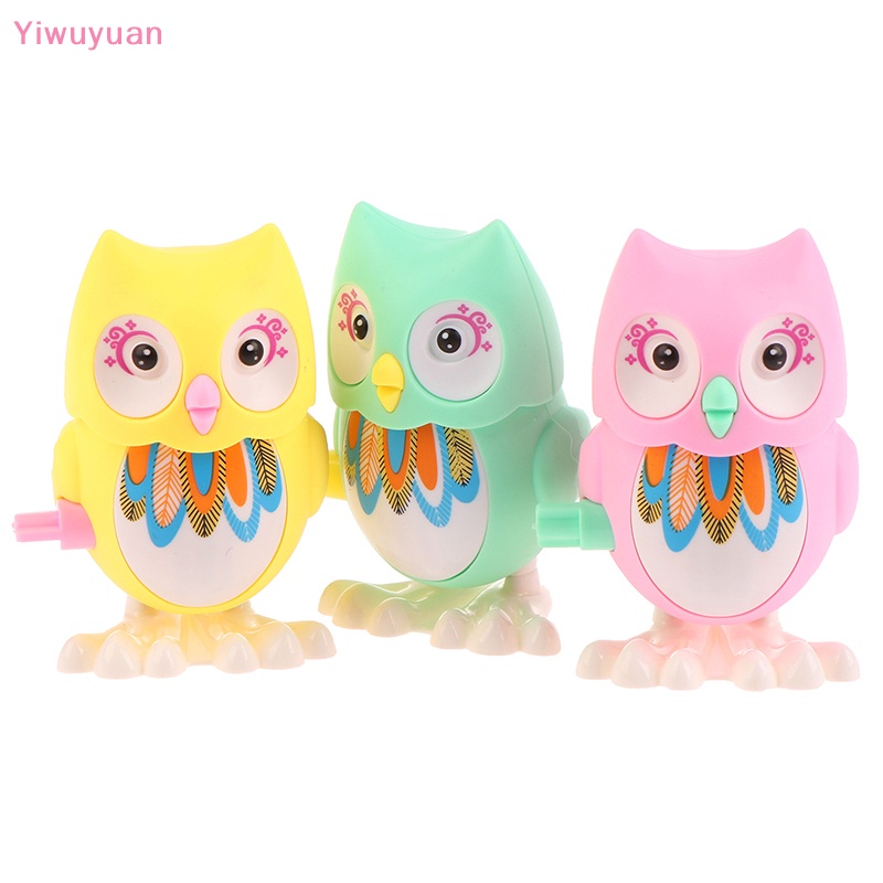 < Yiwuyuan > Đồ Chơi Lên Dây Cót Hình Chim Cú Hoạt Họa Đáng Yêu Cho Bé