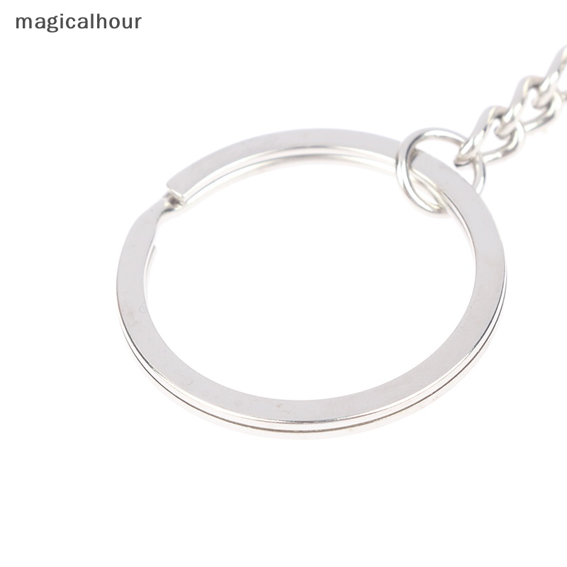 Magicalhour ^ ^ Móc Chìa Khóa Mini Bằng Hợp Kim Kẽm Hình Chữ Nhật Màu Vàng Kim Dễ Thương Mới