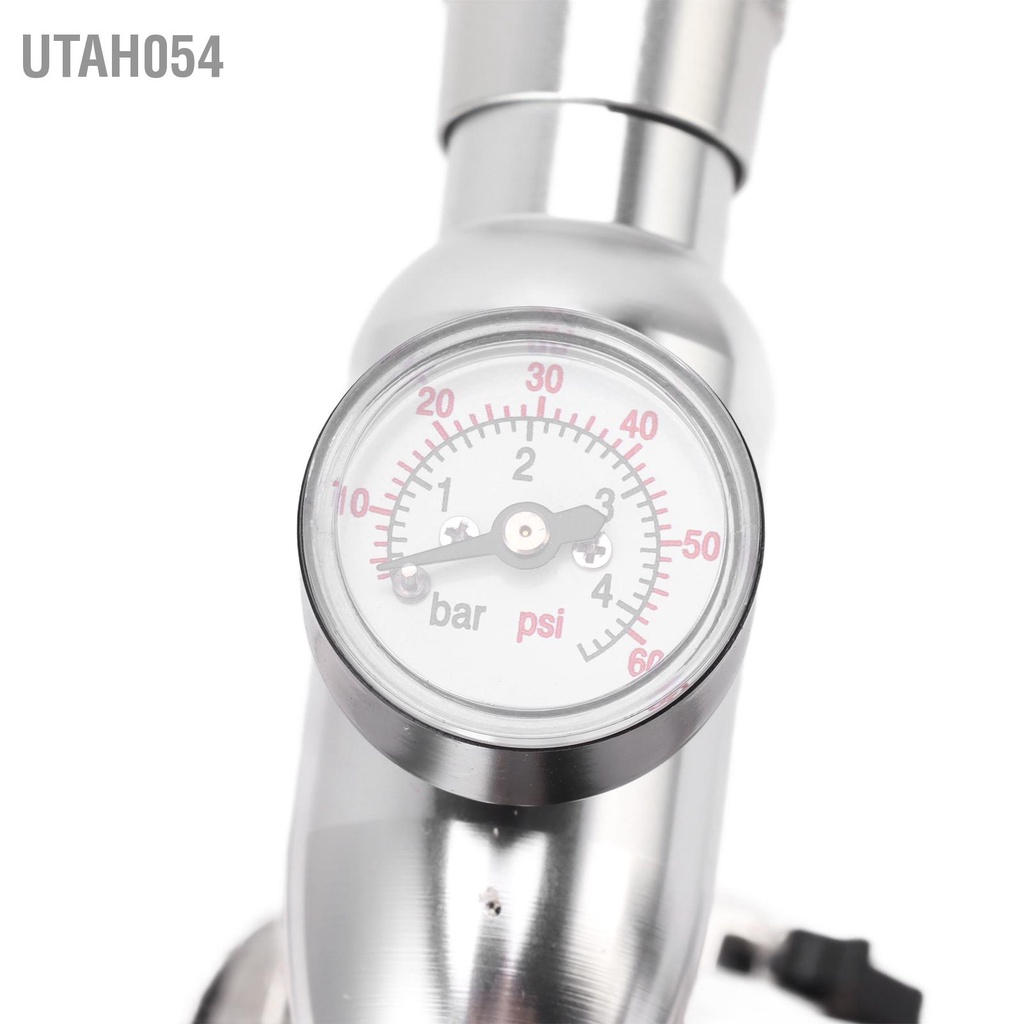 Utah054 Máy bơm bia tiệc tùng 4in thùng bằng đồng thau thép không gỉ Có thể tái sử dụng tươi Kegerator với hồ đo áp suất cho quán bar dã ngoại tại nhà