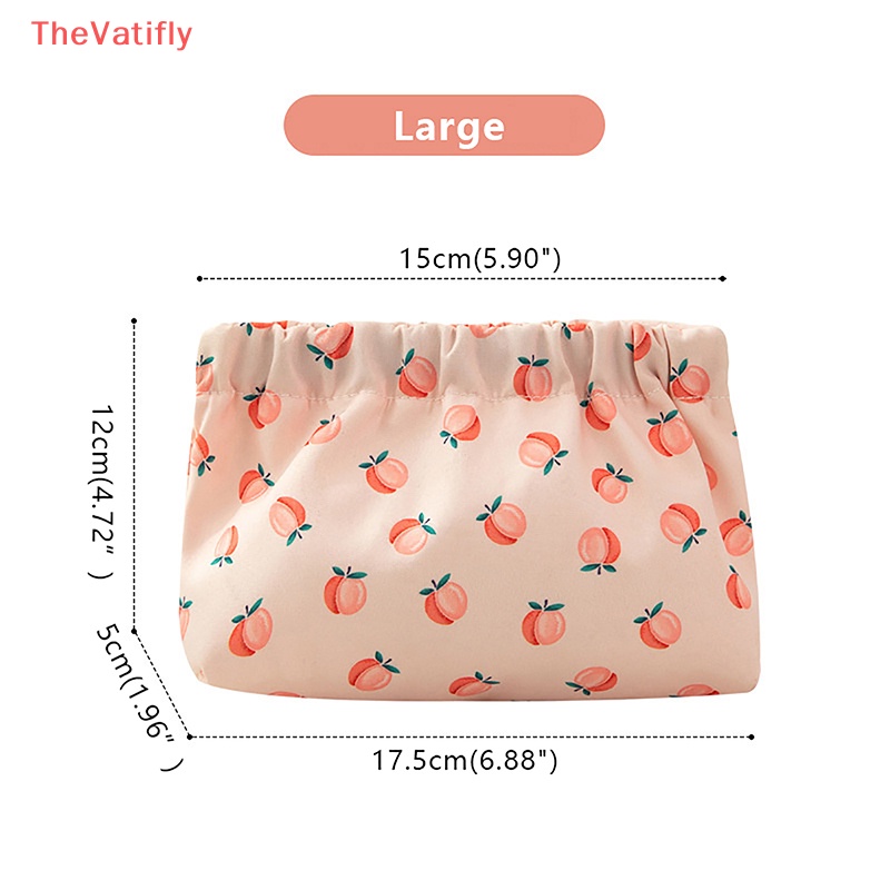 [Thevalifly] Túi Đựng Mỹ Phẩm Thẻ Tai Nghe Thẻ Son Môi Tự Động Đóng Sắp Trang Sức Du Lịch HOT