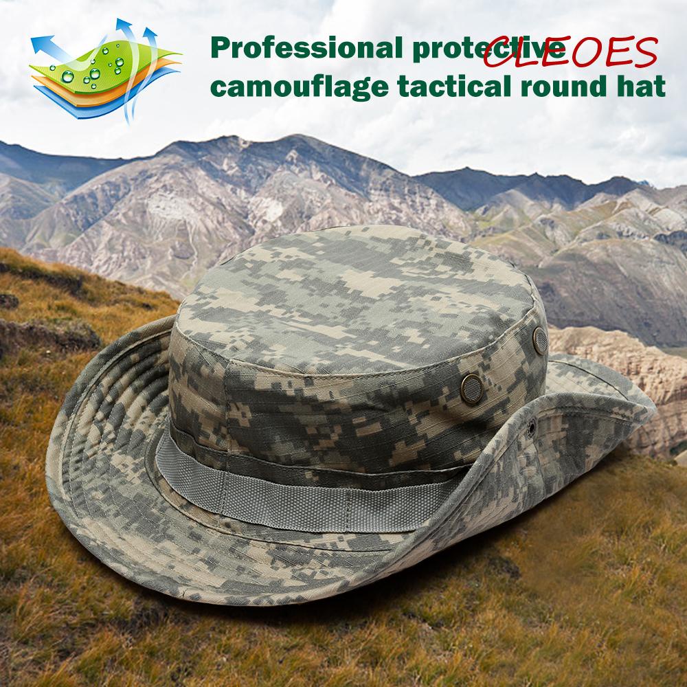 Mũ Bucket Chống Nắng Tia UV Họa Tiết Rằn Ri Thời Trang Thể Thao Ngoài Trời Cho Nam