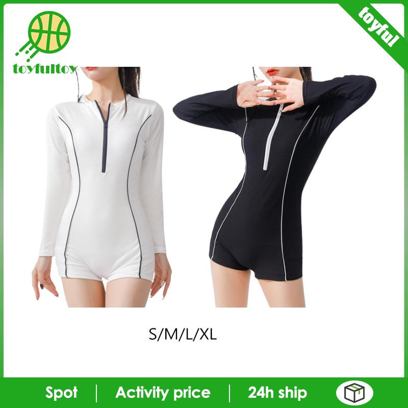 Bộ Đồ Bơi Một Mảnh Có Khóa Kéo Thời Trang Mùa Hè Cho Nữ