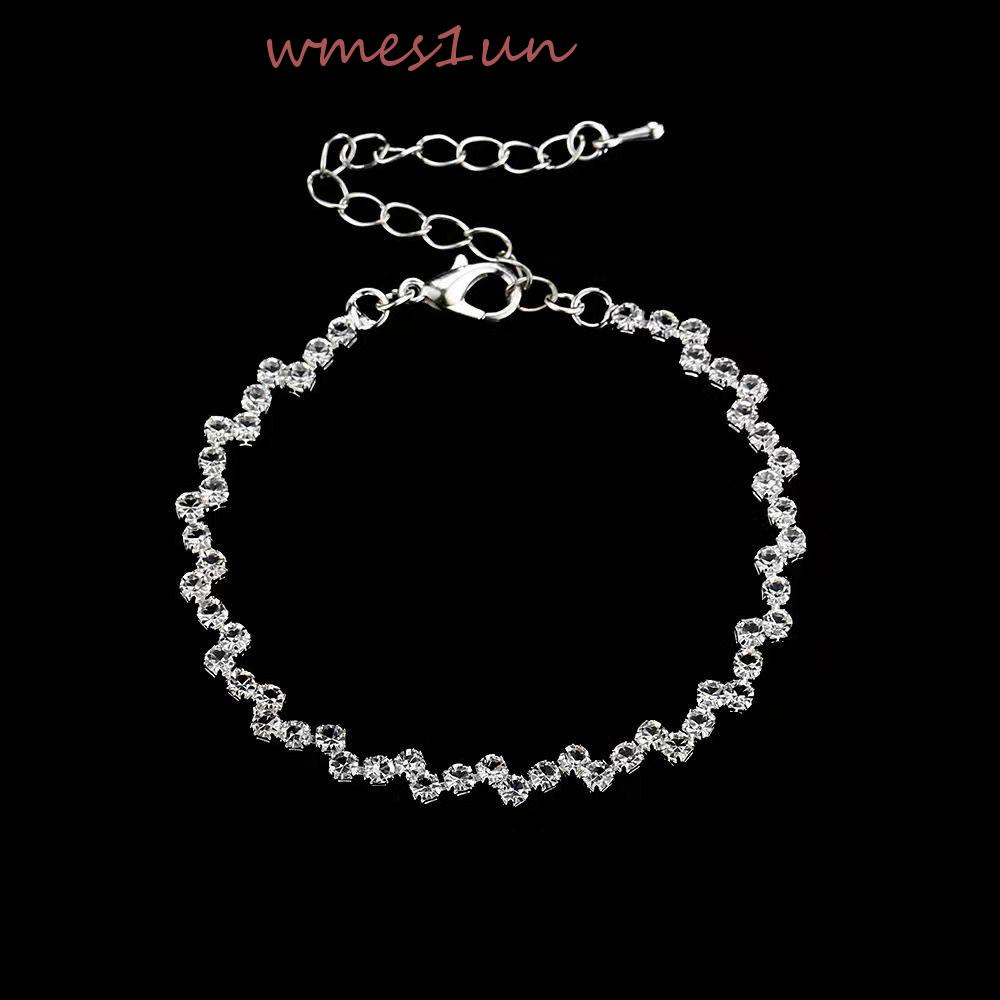 Bông Tai Sang Trọng WMES15H|Vòng Tay Mặt Hình Giọt Nước Phong Cách Hàn Quốc Cổ Điển