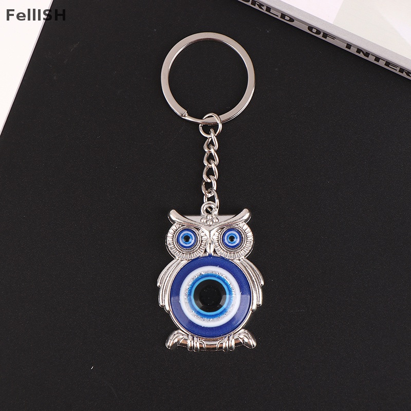 Móc Khóa Hình Cú Mắt Quỷ Xanh Thổ Nhĩ Kỳ Thời Trang 439br