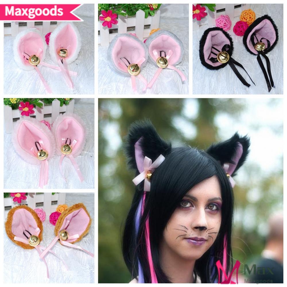 Kẹp Tóc Đính Chuông Hóa Trang 6 Màu Tùy Chọn