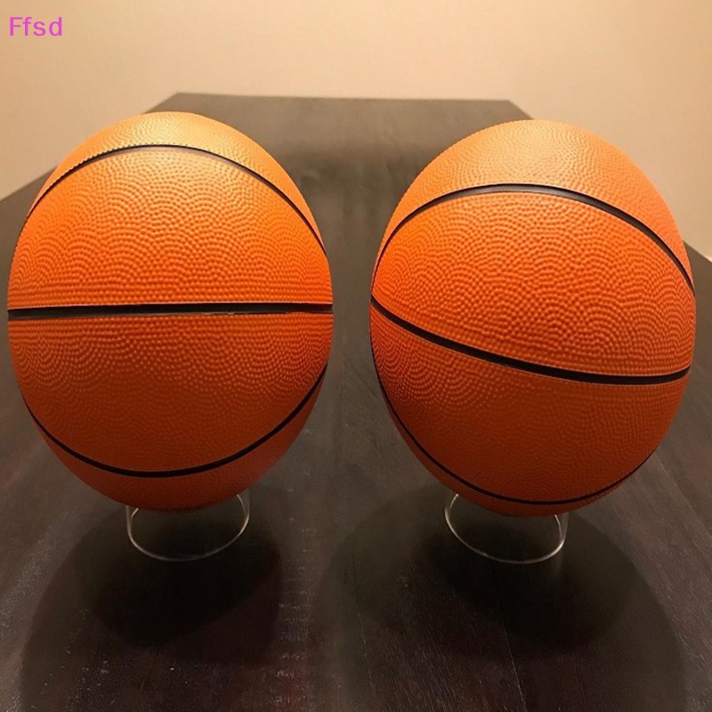 1 Giá Đỡ Trưng Bày Bóng Đá / Bowling Hình Tròn Chất Liệu Acrylic Tiện Dụng