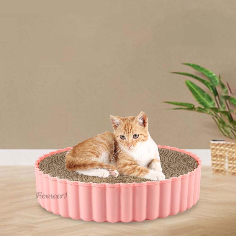 [Fenteer1] Tô Giấy Các Tông Màu Cho Mèo Cào Trong Nhà Ngăn Ngừa Hư Hại Đồ Nội Thất