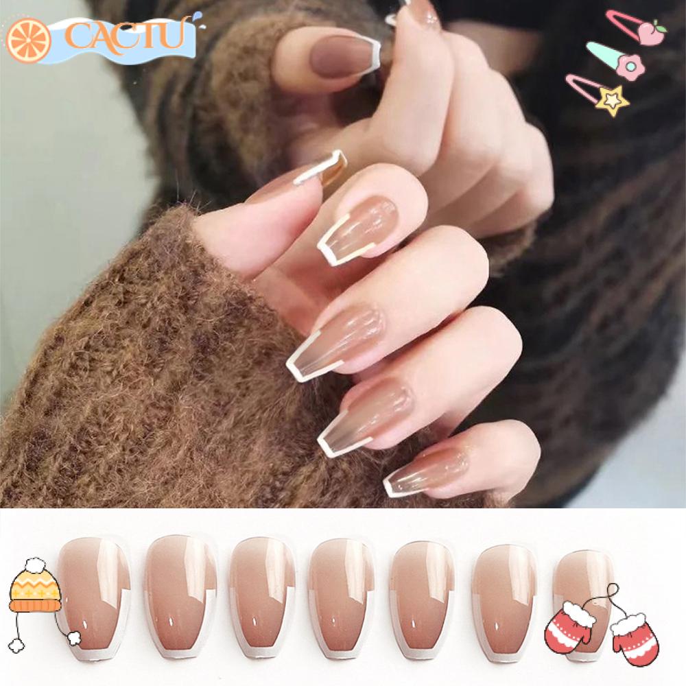 Bộ 24 Móng Tay Giả Múa Ba Lê Thời Trang