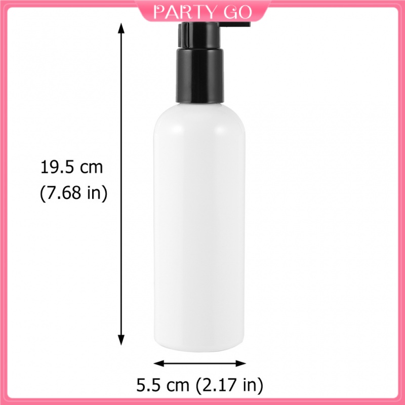 Set 10 Chai Rỗng Đựng Dầu Gội / Sữa Tắm Dạng Nhấn Tiện Dụng Khi Đi Du Lịch