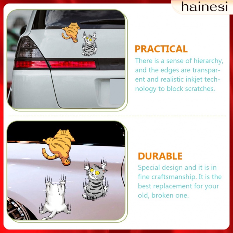 Set 3 Miếng Dán Trang Trí Xe Hơi Chống Trầy Xước Dành Cho Nữ