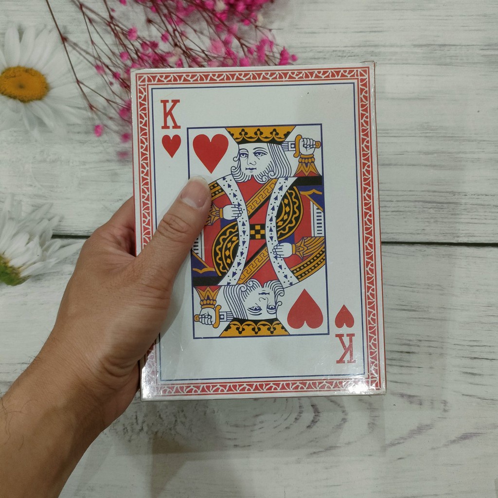 Bộ Bài Khổng lồ bài Tây Bài Poker kích thước lớn | Gấu Thỏ House