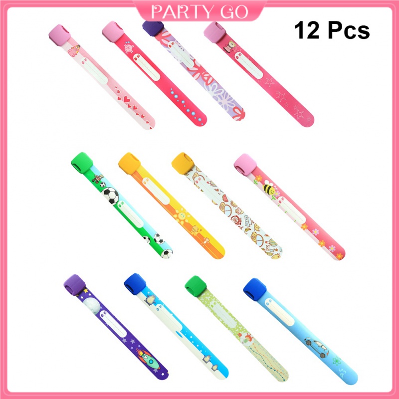 Set 12 Dây Đeo Cổ Tay Chống Thấm Nước Cho Bé