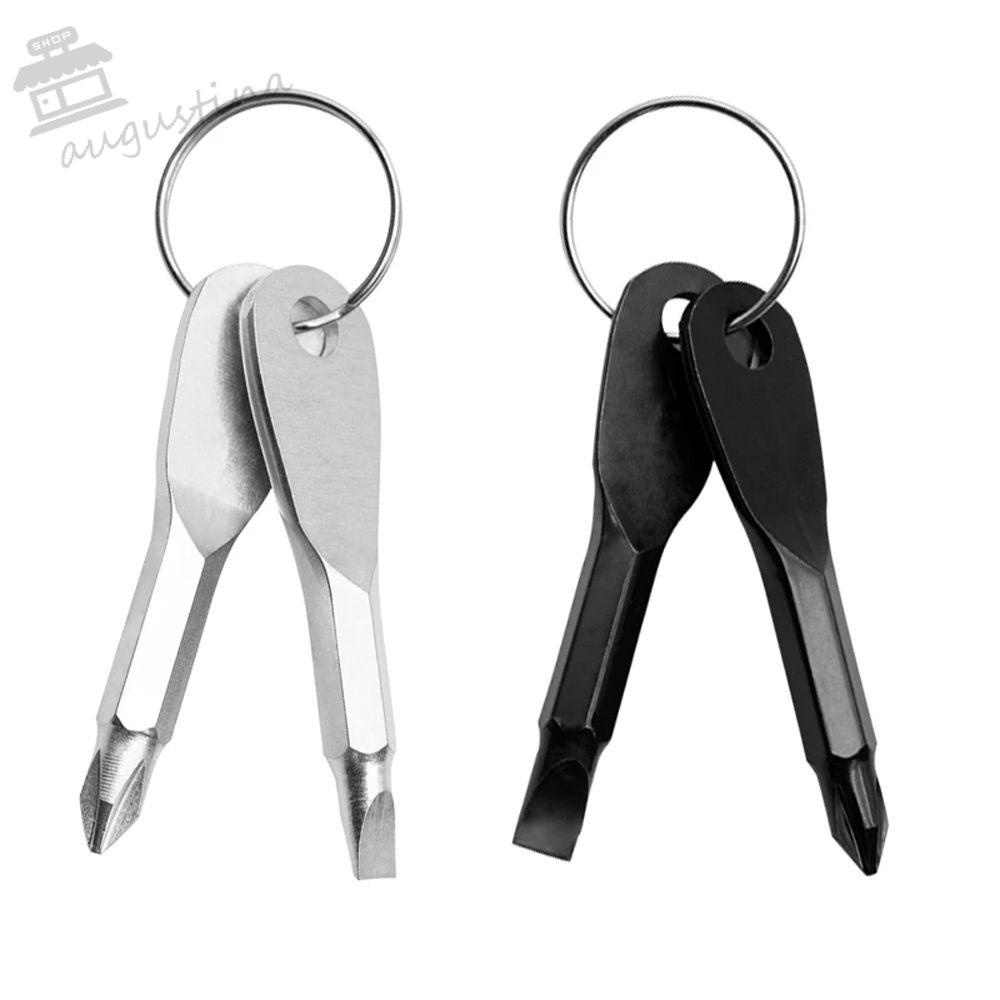 Tua Vít AUGUSTINA Hình Chìa Khóa Mini Bằng Thép Không Gỉ Bỏ Túi Tiện Dụng