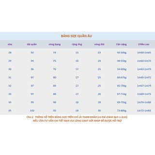 Quần Tây Âu KIZAWA Mềm Mịn Co Giãn Nhẹ Chống Nhăn