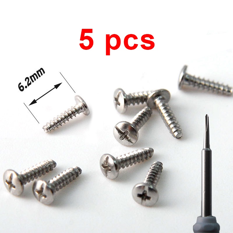 Set 5 Ốc Vít Bằng Thép Không Gỉ Thay Thế Cho Đồng Hồ Casio G-SHOCK GA-110 / 120 / 150 DW6900 / 5600