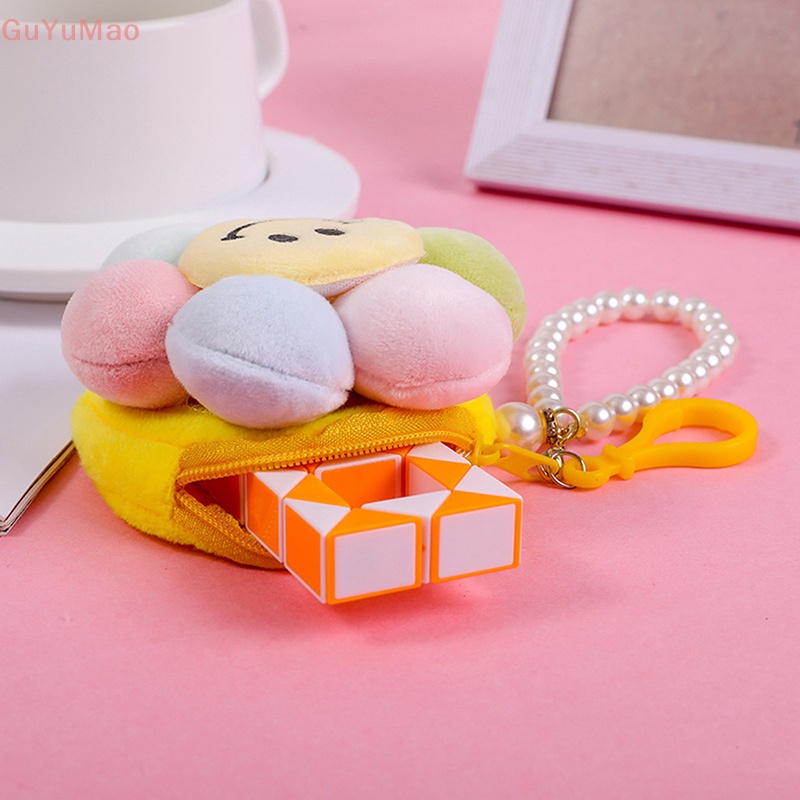 [cxGUYU] Ins Móc Khóa Hình Hoa Hướng Dương Nhồi Bông Mềm Mại Nhiều Màu Sắc Làm Quà Tặng Sinh Nhật Cho Bé PRTA