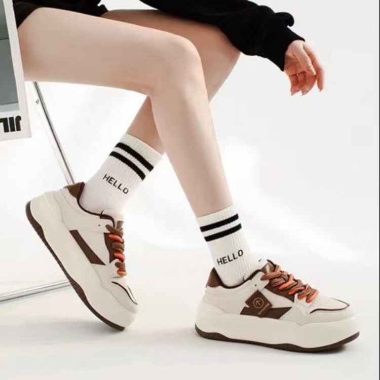 Giày Thể Thao Đế Dày Phong Cách Hàn Quốc Cổ Điển Mới Cho Nữ