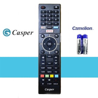 Remote Điều khiển TV Casper - Hàng chính hãng Casper mới 100% Tặng kèm Pin - Remote Điều khiển TV Casper