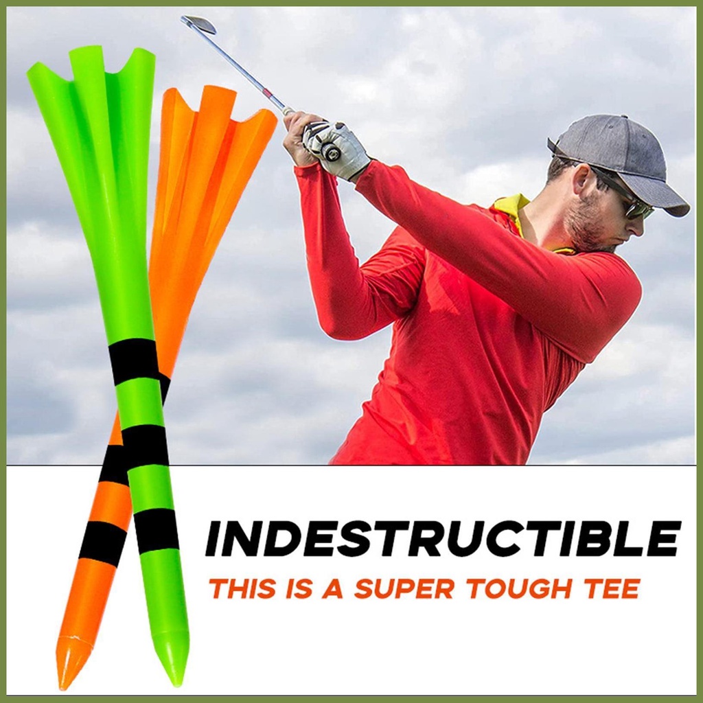 Set 20 Tee Golf Chuyên Nghiệp 70mm / 83mm Thiết Kế 5 Khớp Nối