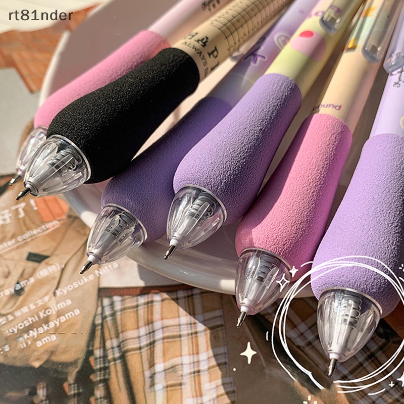 Rt Bút Nước Mực Đen Ngòi Mềm 0.5 Họa Tiết Hoạt Hình Phong Cách Vintage Cho Học Sinh