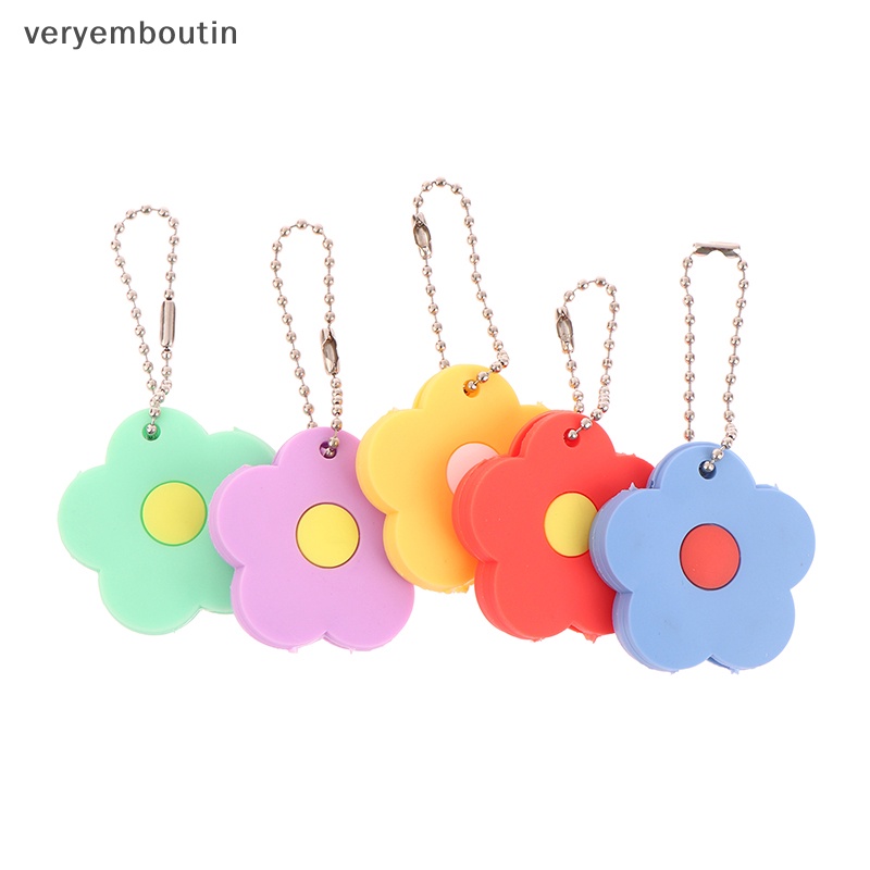 1 Vỏ Bọc Chìa Khóa Bằng Silicon Hình Hoa Hoạt Hình Cho Nữ