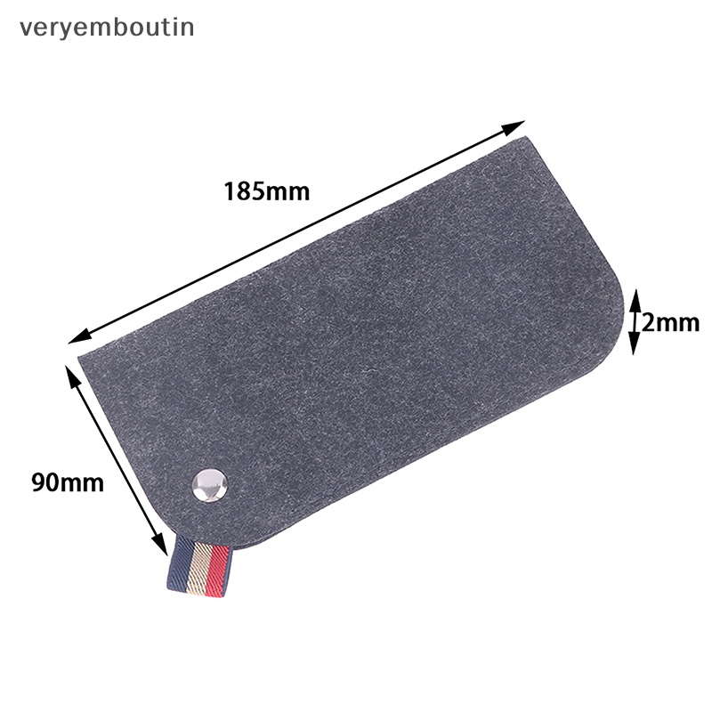 Túi Đựng Mắt Kính Bằng Vải Nỉ Dày Dặn Mềm Mại Nhiều Màu Sắc