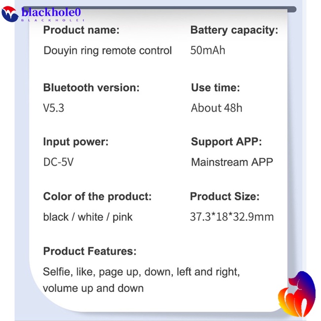 Nhẫn Đeo Ngón Tay Bluetooth Chụp Ảnh Selfie Cho Điện Thoại