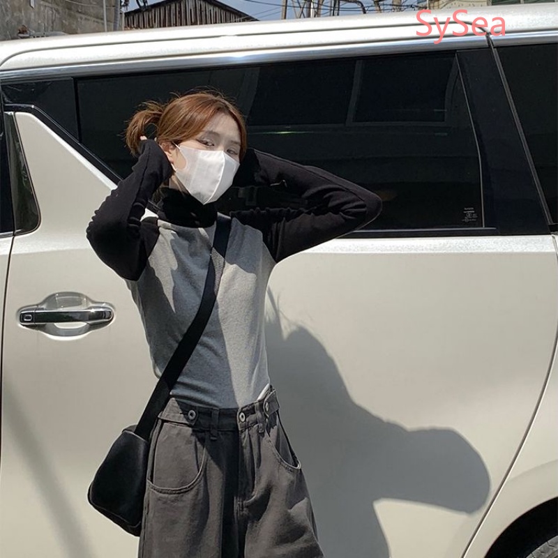 Áo Dài Tay Ôm Dáng Thời Trang Hàn Quốc Dành Cho Nữ